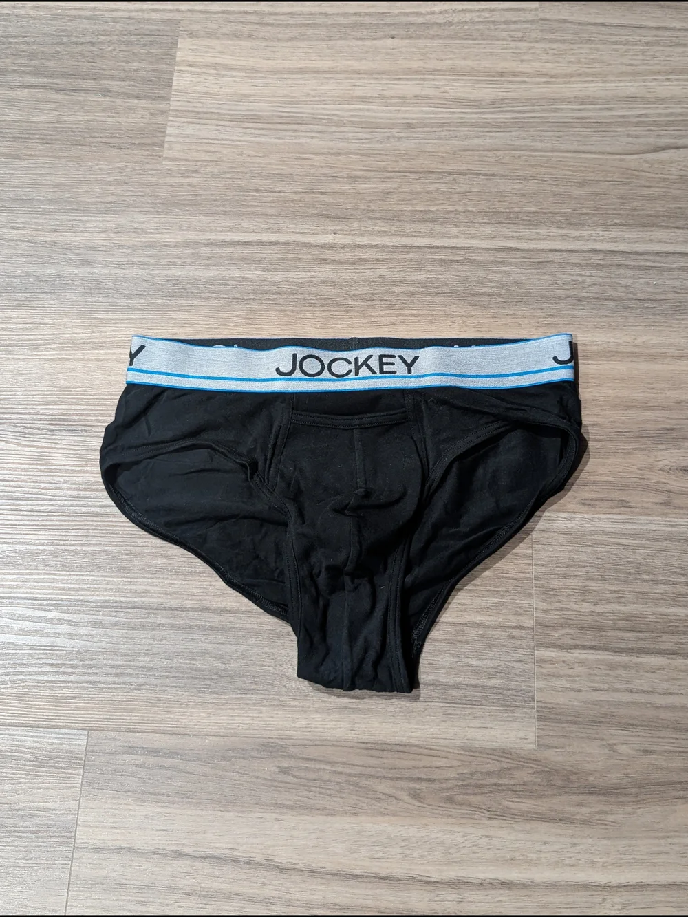 Jockey Men's Black Briefs with Contrast Waistband